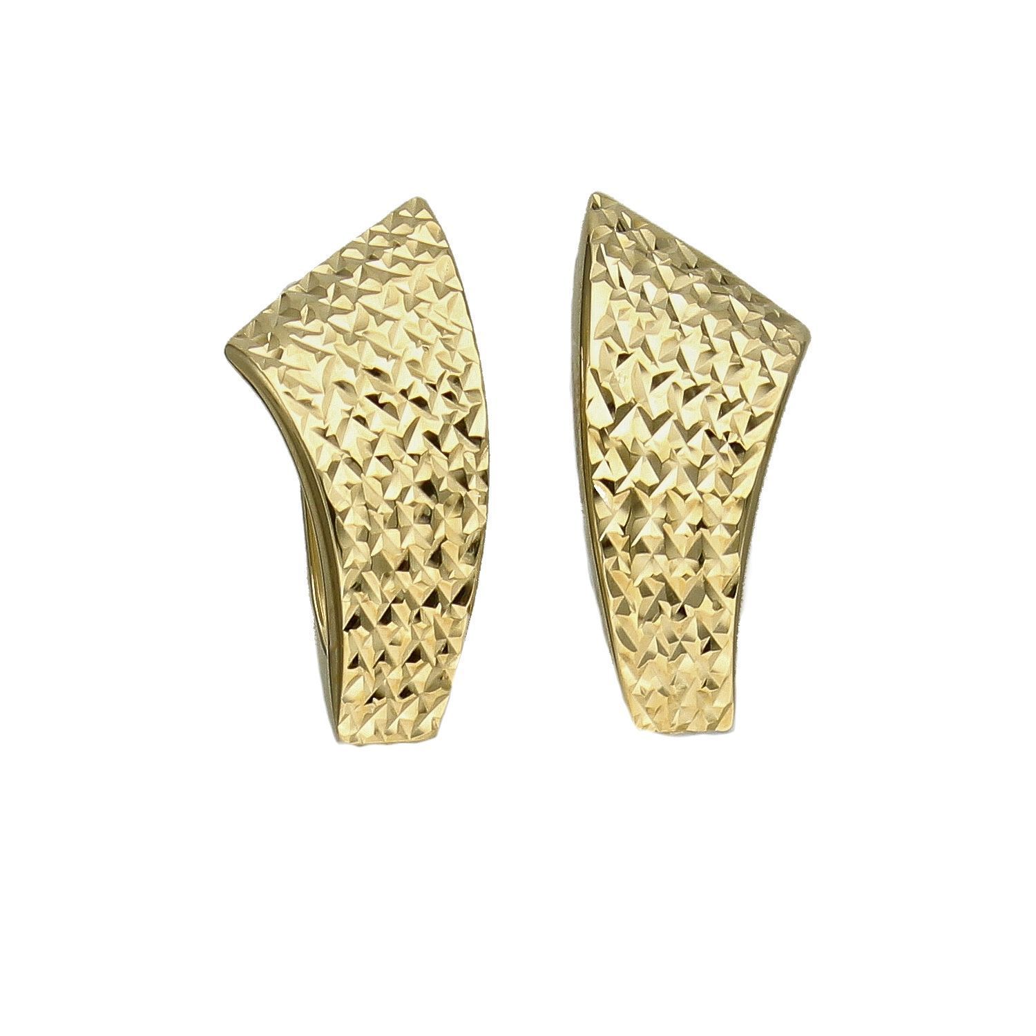 Złote kolczyki diamentowane 'Błyszczące szczęście' KL 2129.jpg